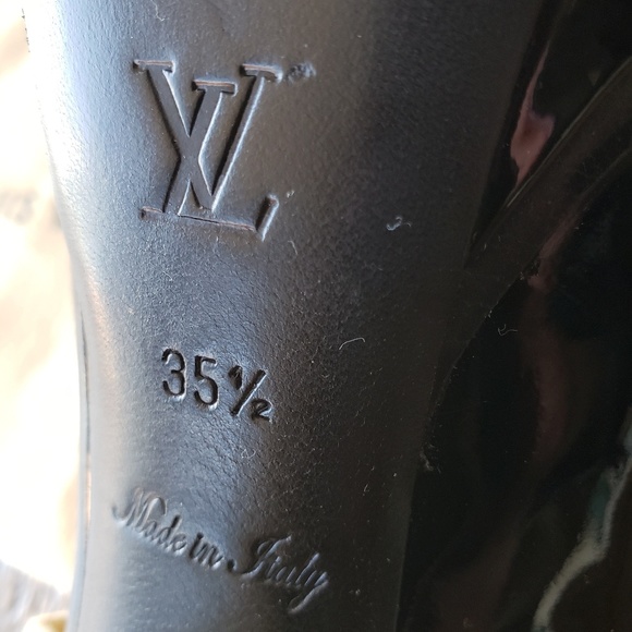 Louis Vuitton Eyeline Peep Open Toe Heel Pump 5.5 - Picture 6 of 10